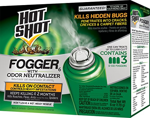 Hot Shot Pest Control Fogger - Powerful Indoor Insect Eliminator