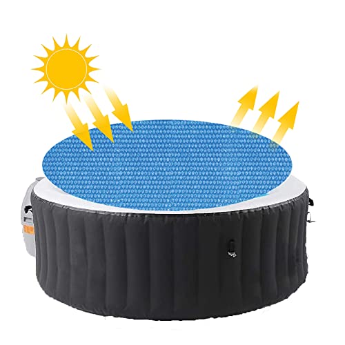 Round Hot Tub & Pool Covers: 7.87FT, 16-mil Solar Blanket