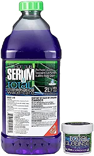 Hot Tub Serum Kit - All-in-ONE Maintenance Bio-Cleaner/Clarifier/Conditioner