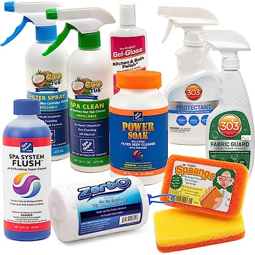 Hot Tub Spa Cleaning Supplies Kit