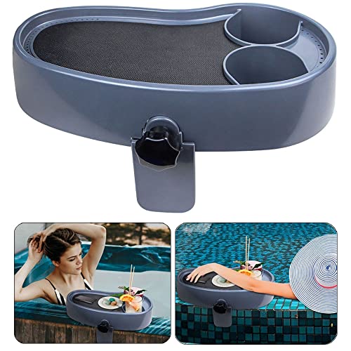  Treerit Hot Tub Table, Adjustable Hot Tub Tray with 2