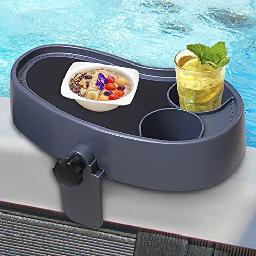 Hot Tub Table with Adjustable Tray
