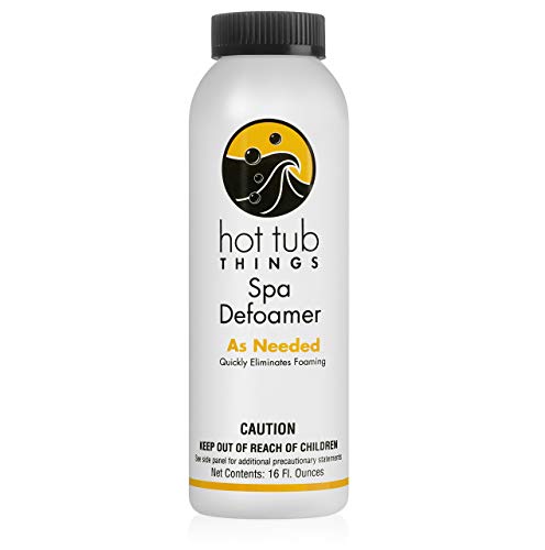Hot Tub Things Defoamer 16 Ounce - Instantly Removes Foam from Spa Water