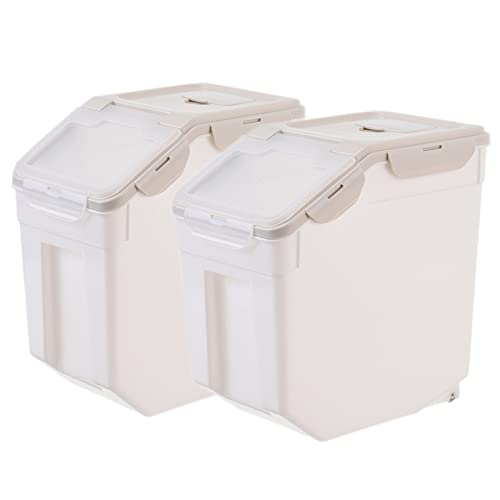 HOUNKUI Airtight Pet Food Storage Containers - 2 Pack