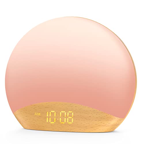 Housbay Sunrise Alarm Clock with White Noise & Night Light
