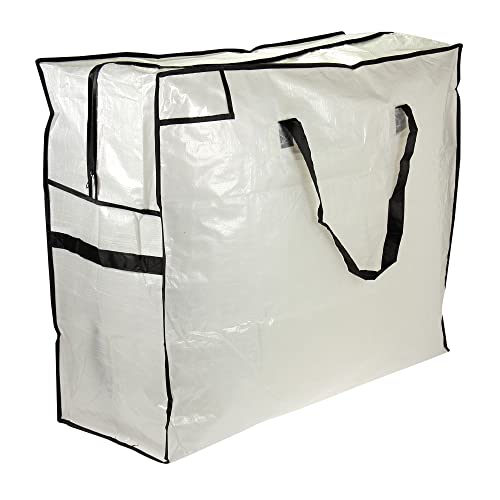 H.E. 2622 MightyStor Large Storage Bag | Clothing & Linen | White & Black