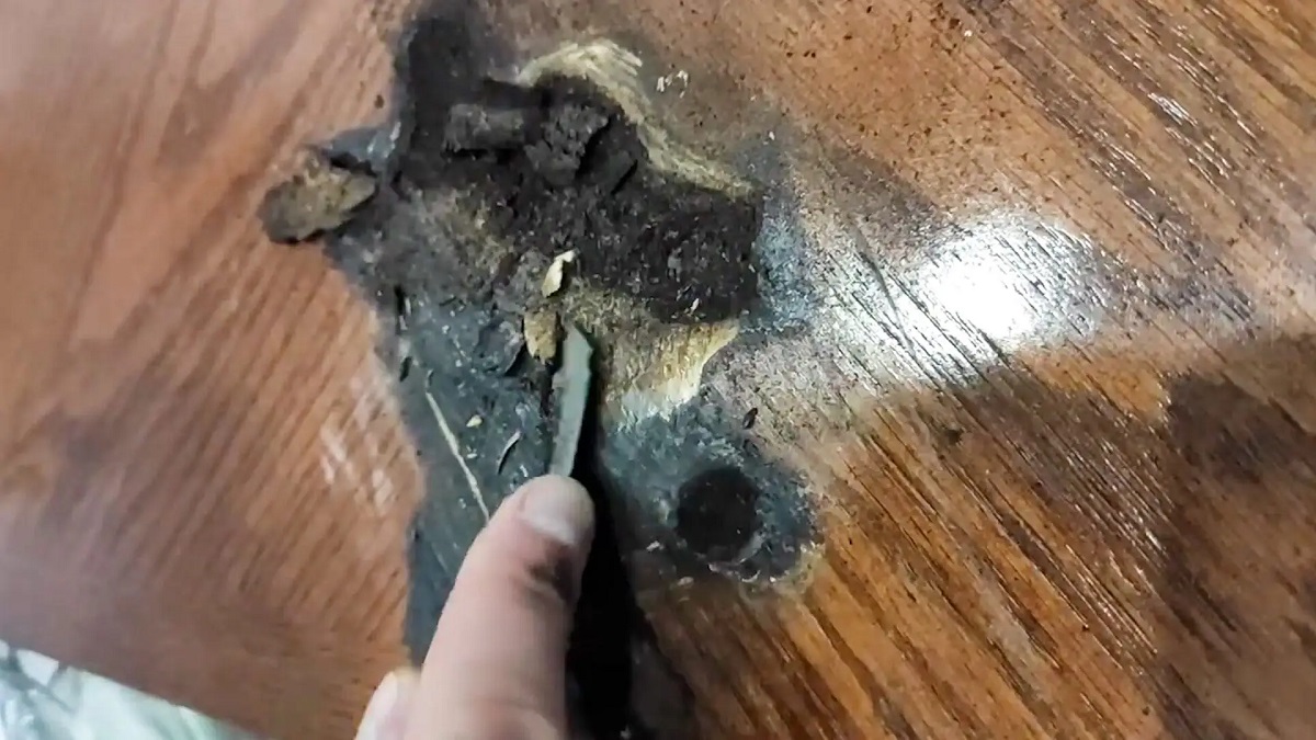 How Can You Remove Burn Marks From A Dining Table?