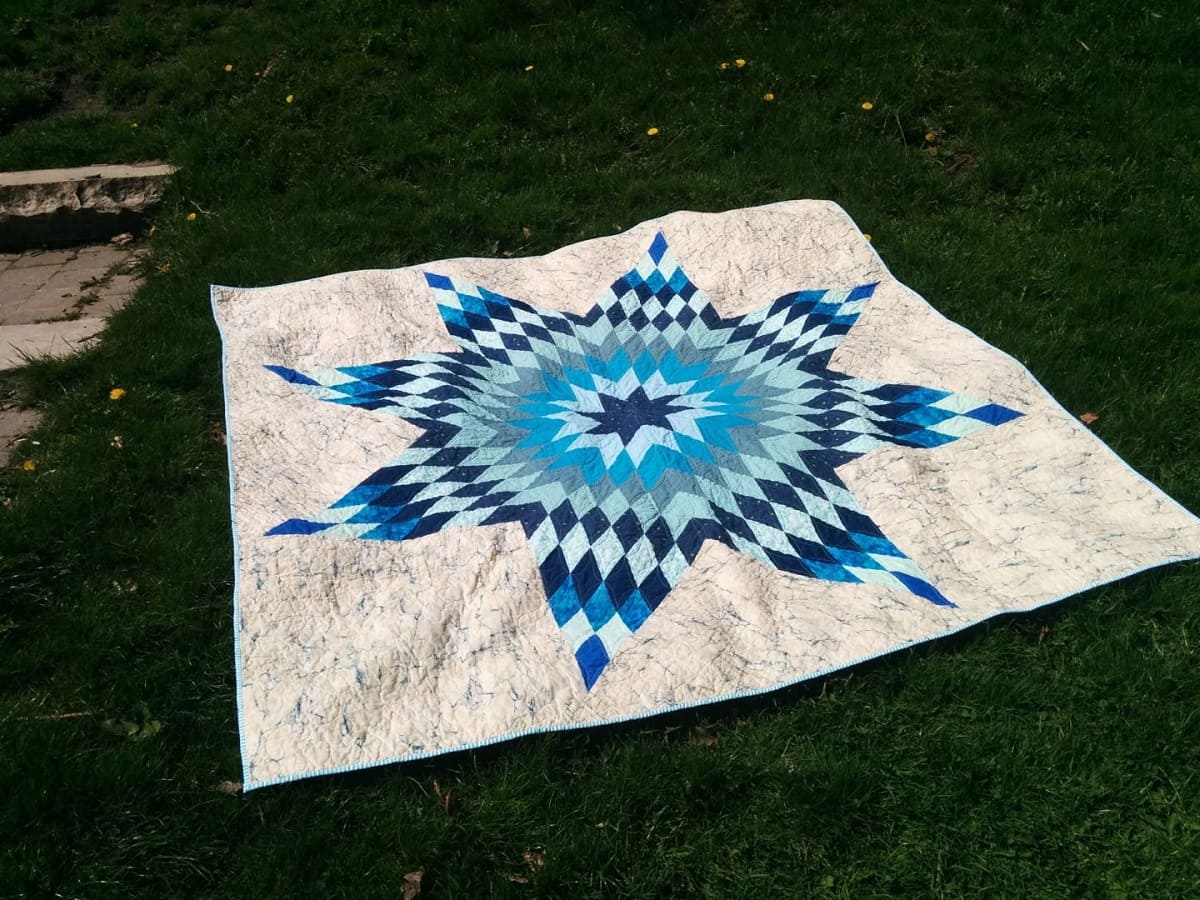 Learn a Ruler - Binding Tool Star Quilt