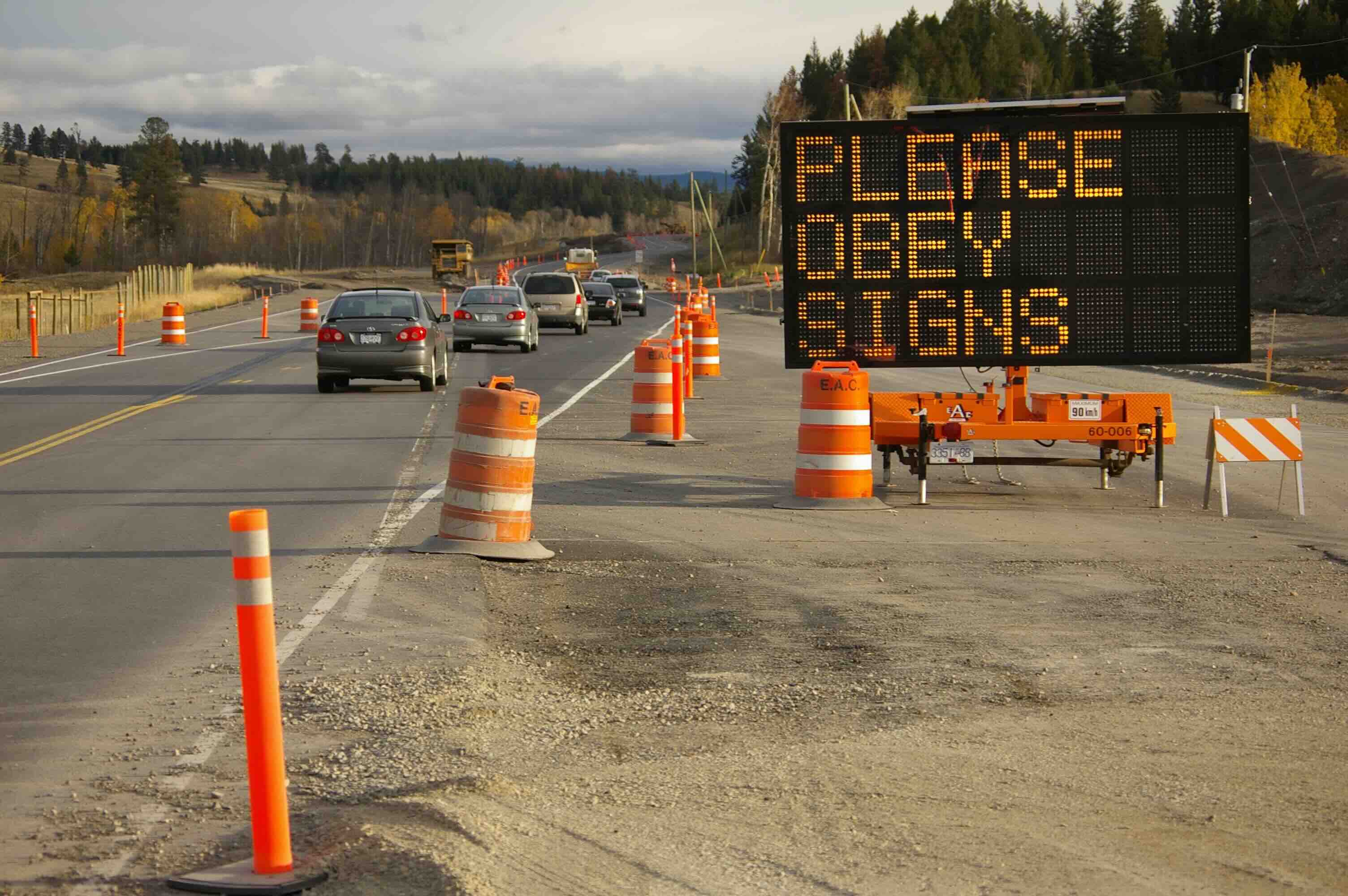 How Fast Do You Go In A Construction Zone