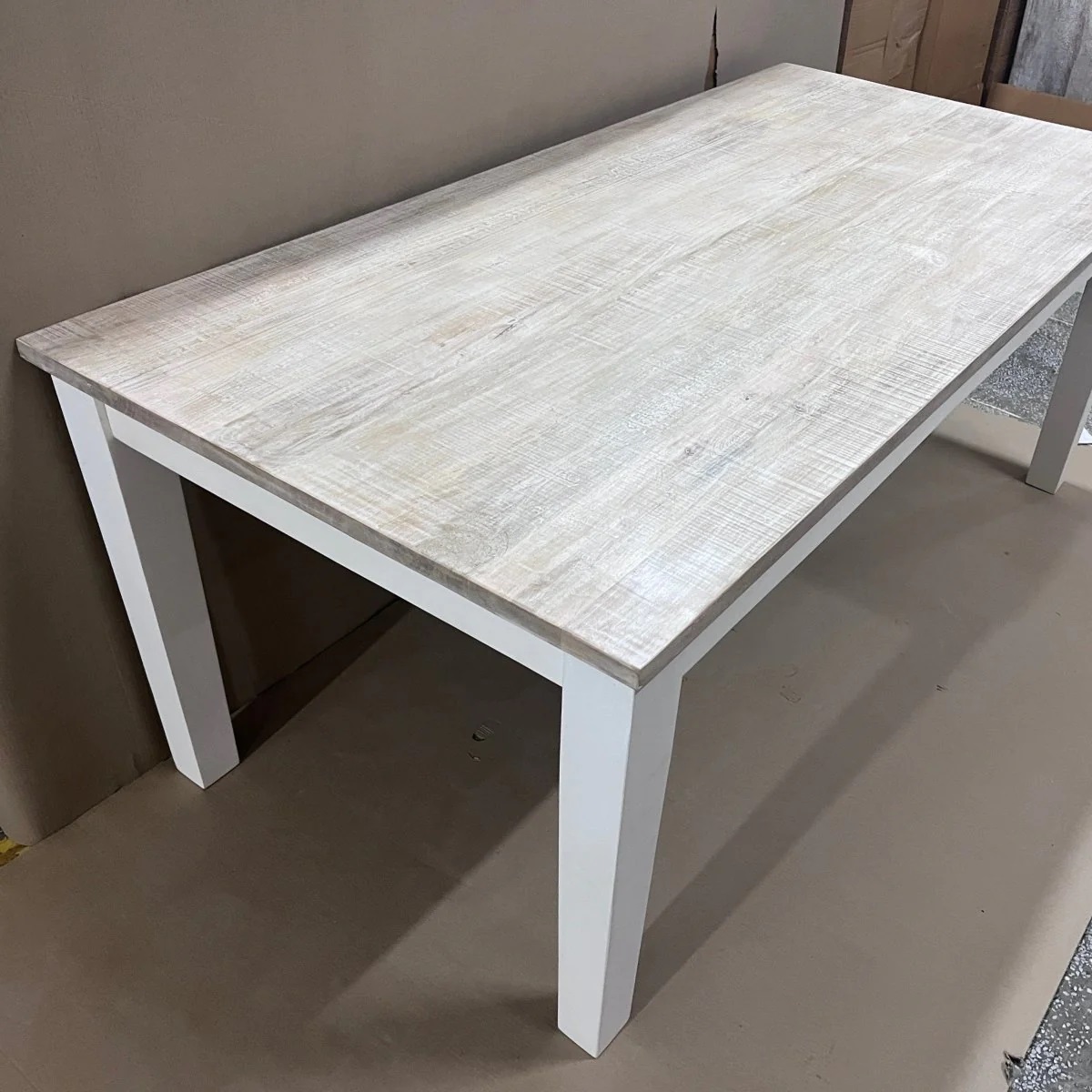 How To Apply Whitewash Finish To A Dining Table