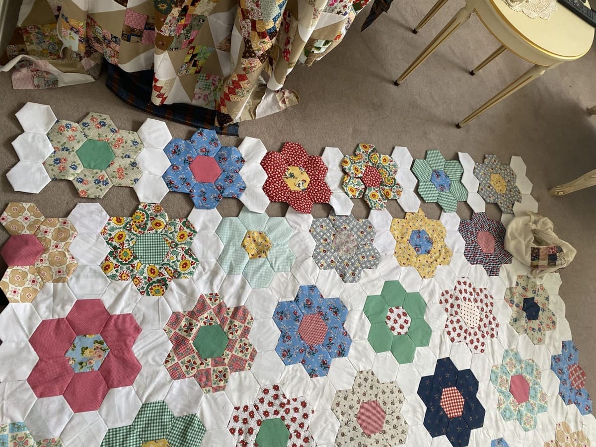 How To Assemble An American Grandma Flower Garden Quilt