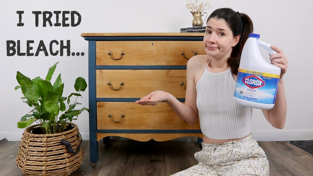 How To Bleach A Wood Dresser