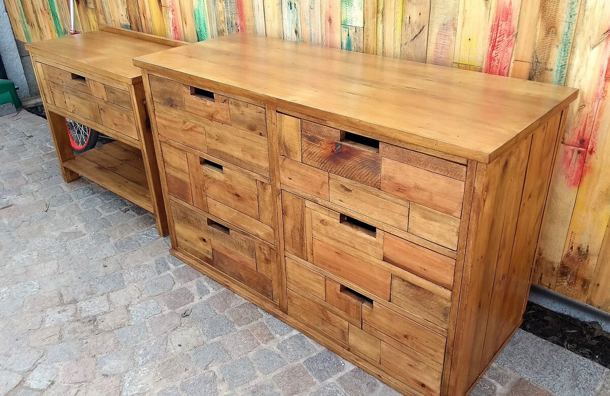 How To Build A Dresser Out Of Pallets