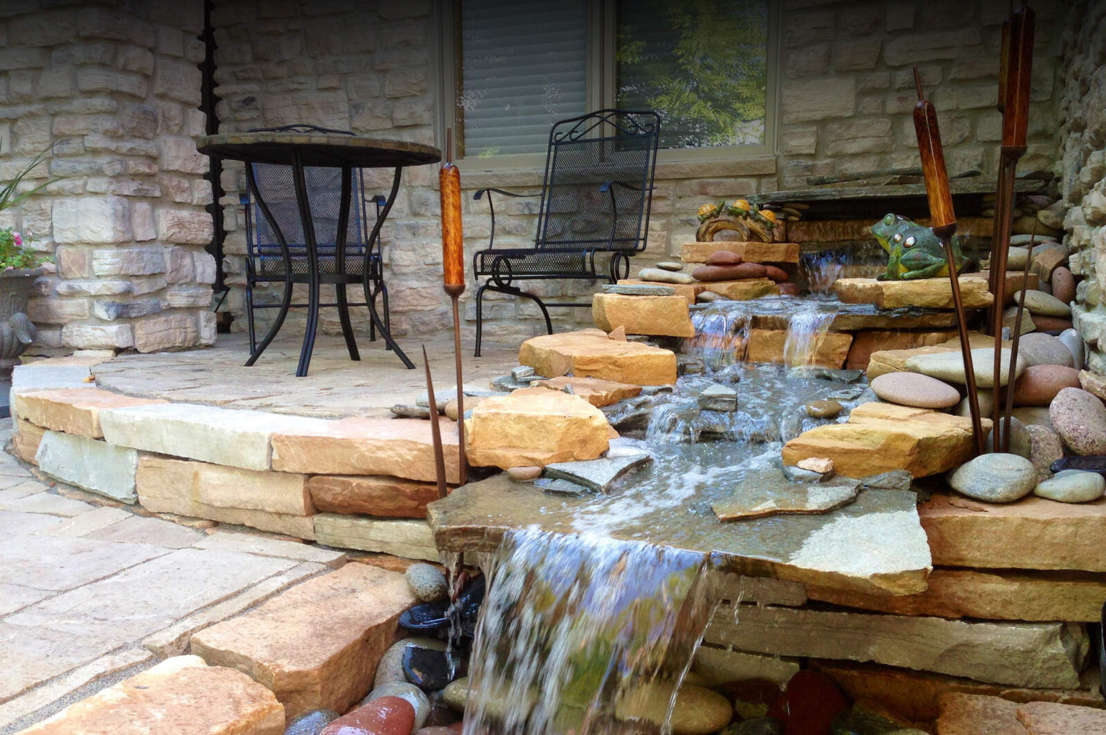 How To Build A Patio Waterfall