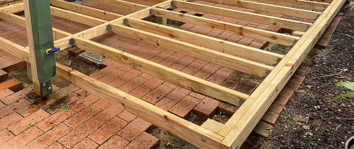 How To Build A Raised Decking Frame