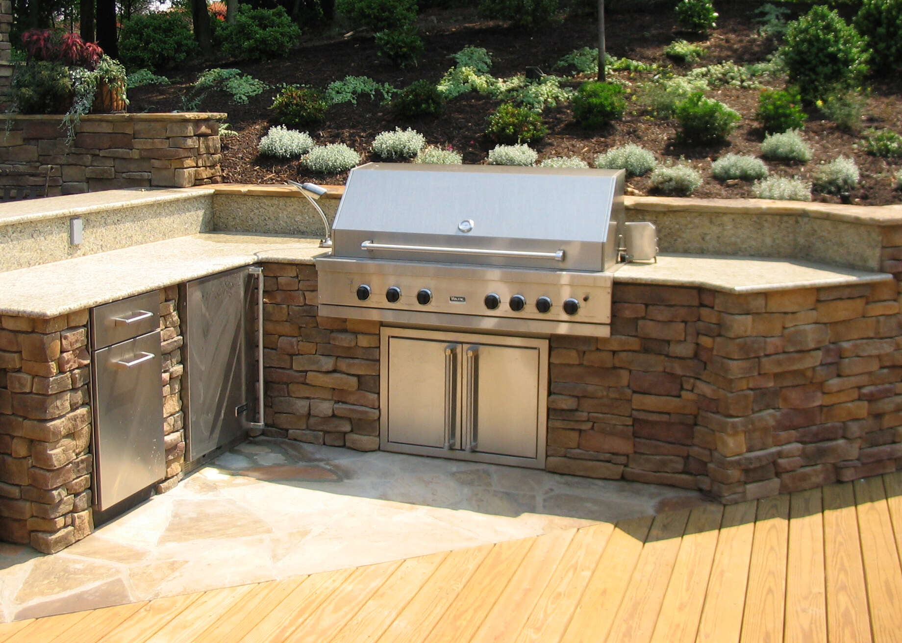 How To Build A Stone Patio Grill