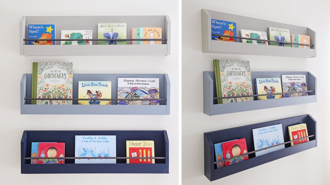 How To Build Bookshelves For Kids