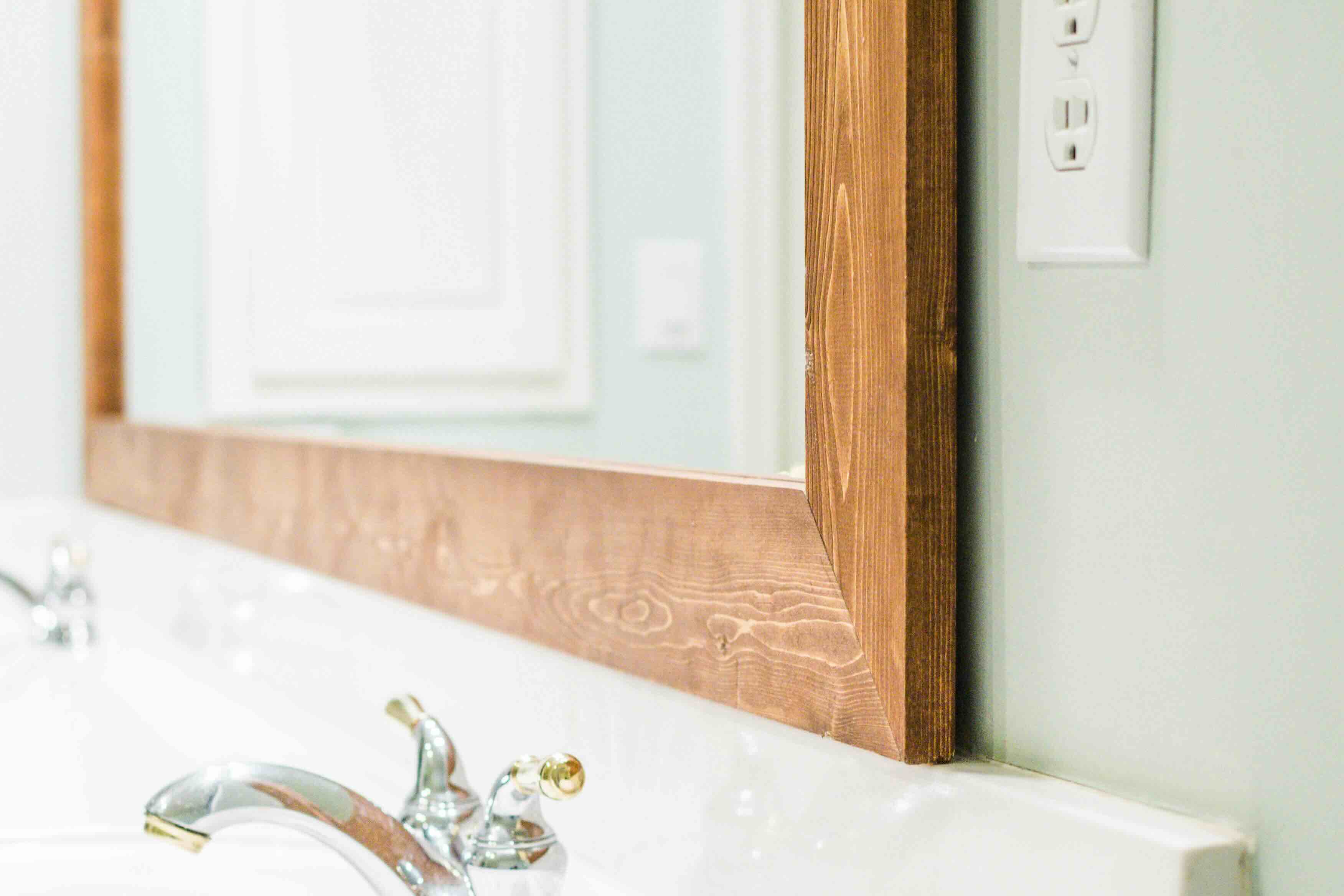 How To Build Framed Bathroom Mirrors