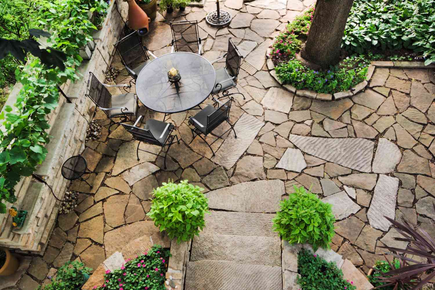 How To Clean Stained Flagstone Patio