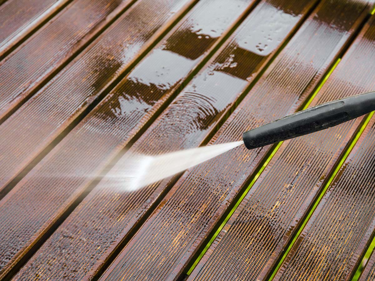 How To Clean Decking With A Pressure Washer