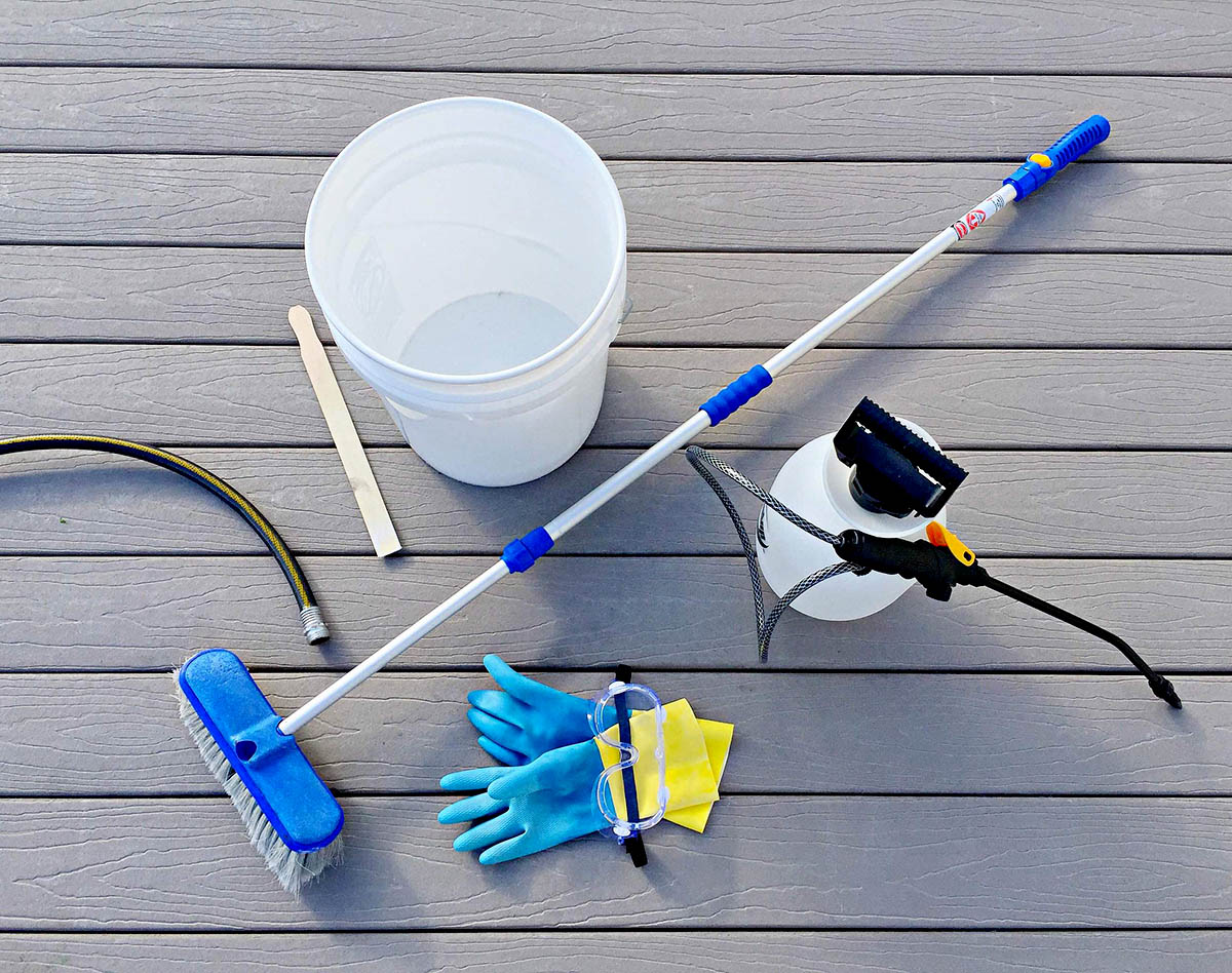 How To Clean Synthetic Decking