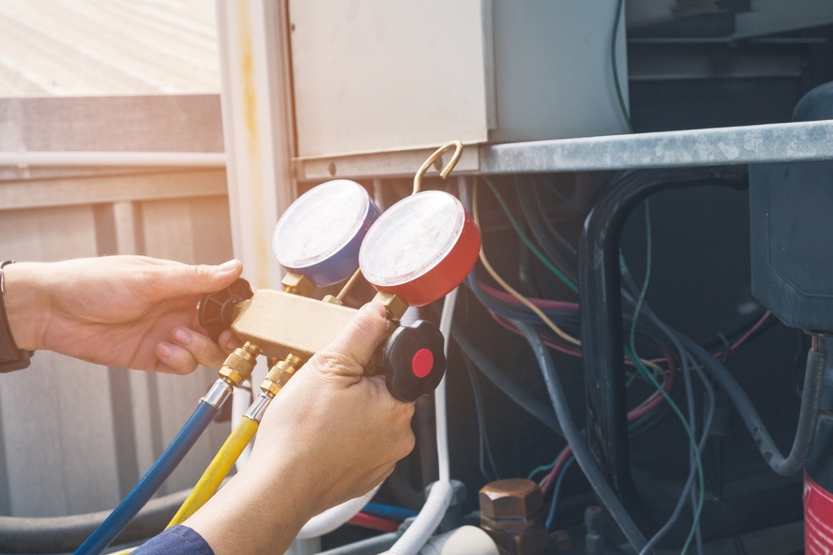 How To Connect AC Maintenance Service Gauges