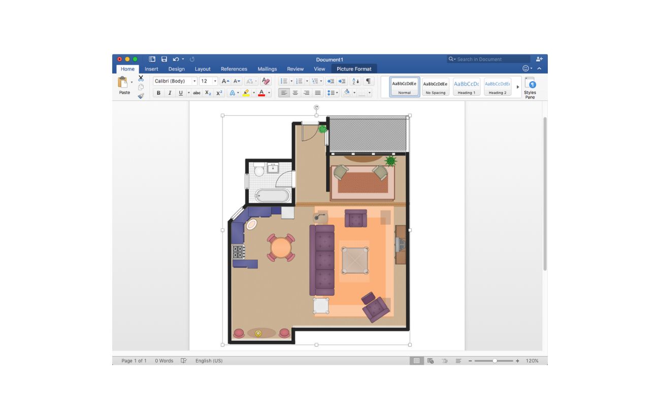 How To Create A Floor Plan In Word