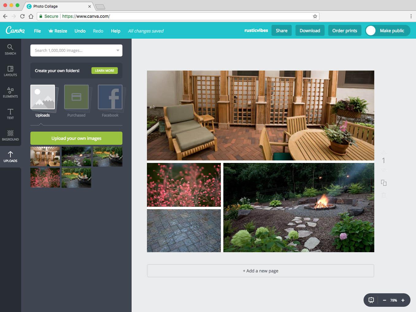 How To Create A Landscape Design In Canva