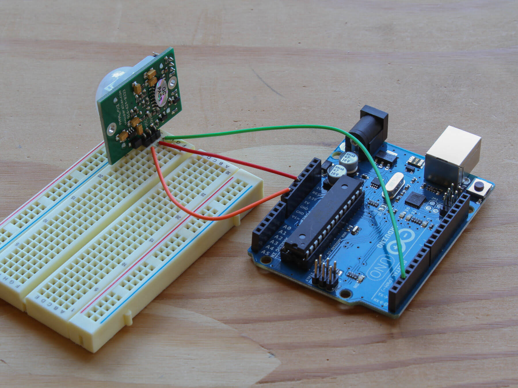 How To Create A Motion Detector With Arduino On A Breadboard