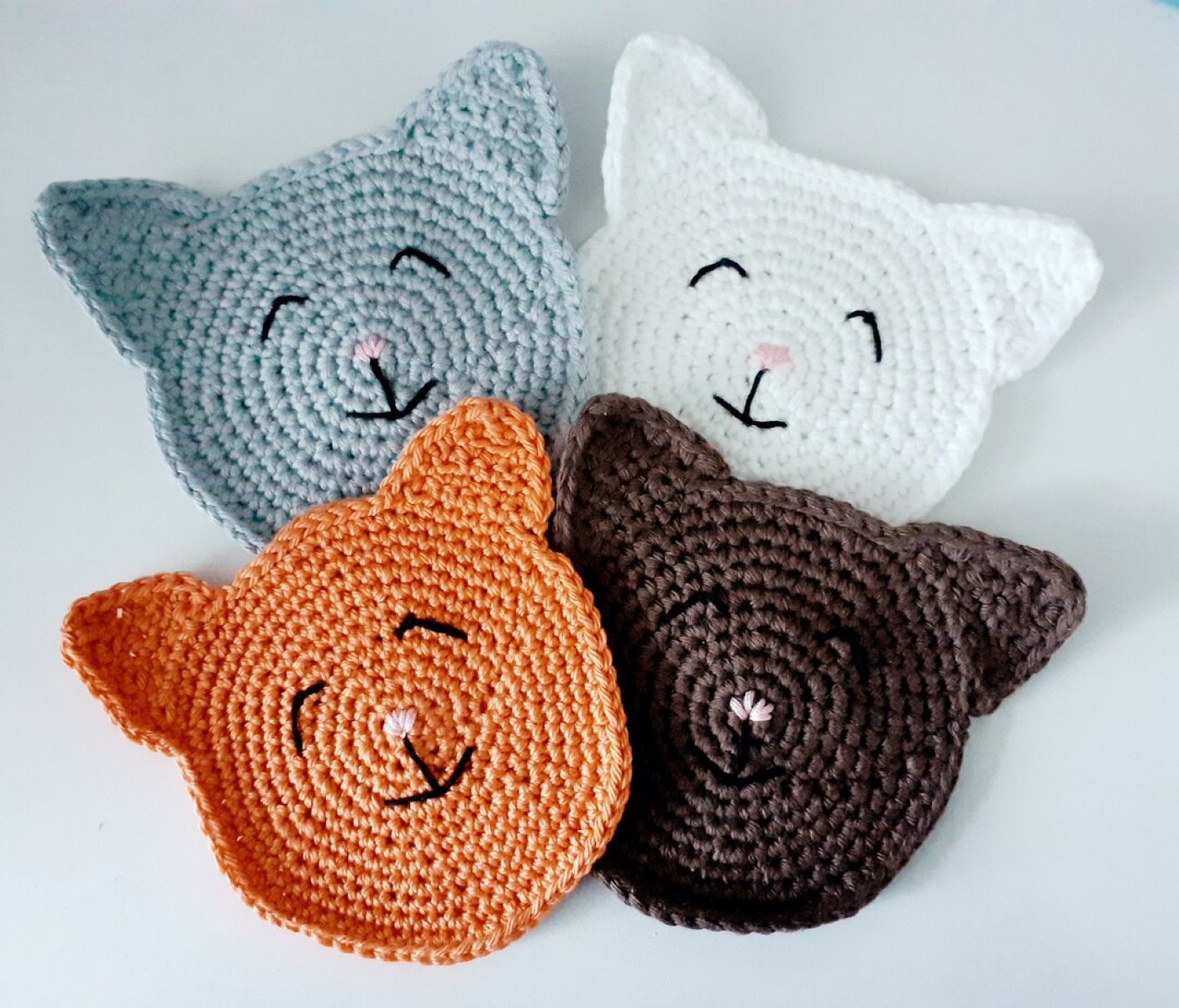 How To Crochet Cat Coasters