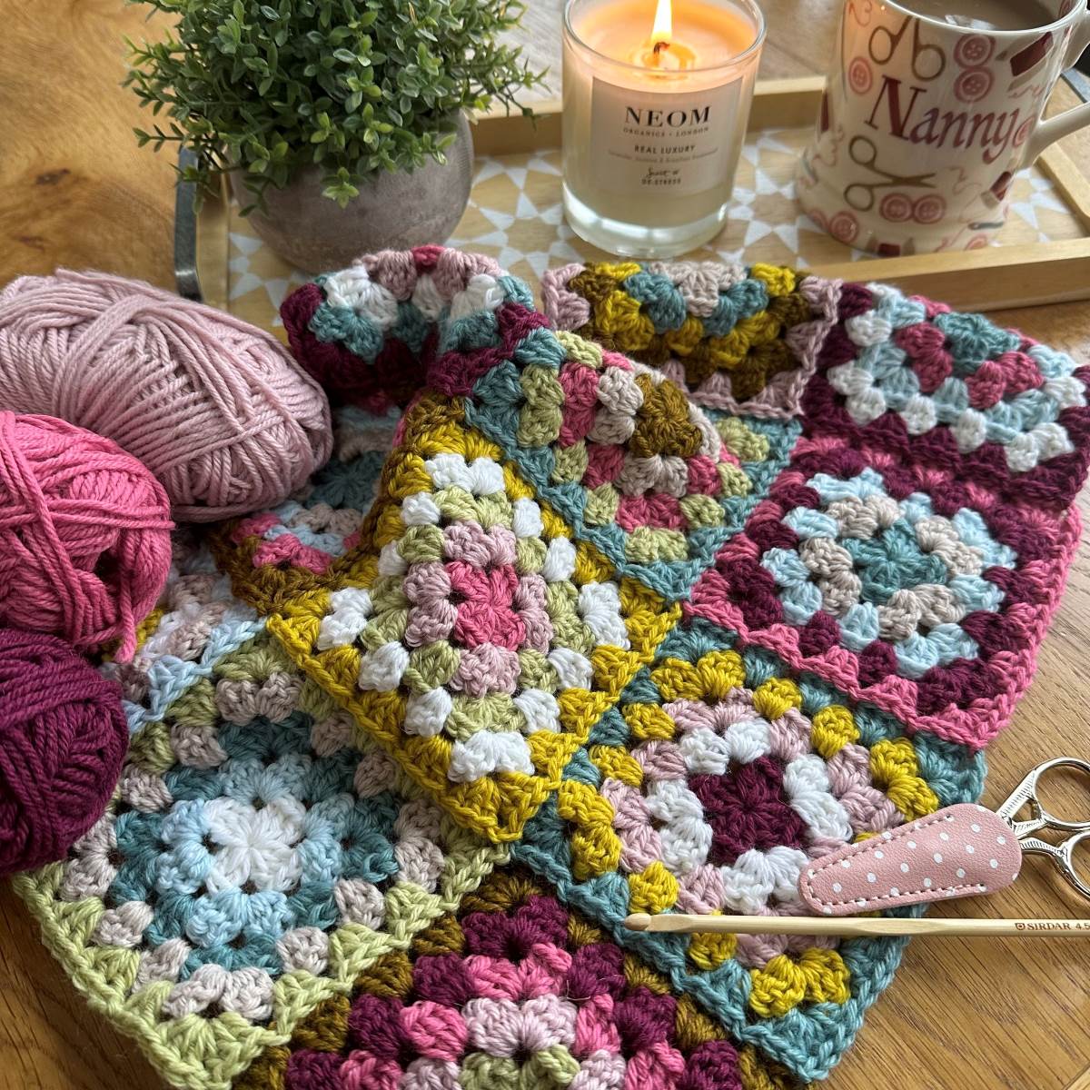 Beginner's Guide: Why and How to Block Your Crocheting  Crochet square  patterns, Crochet blocks, Granny square crochet pattern