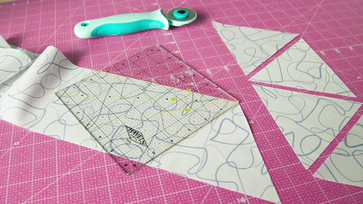 How To Cut Triangles For A Quilt