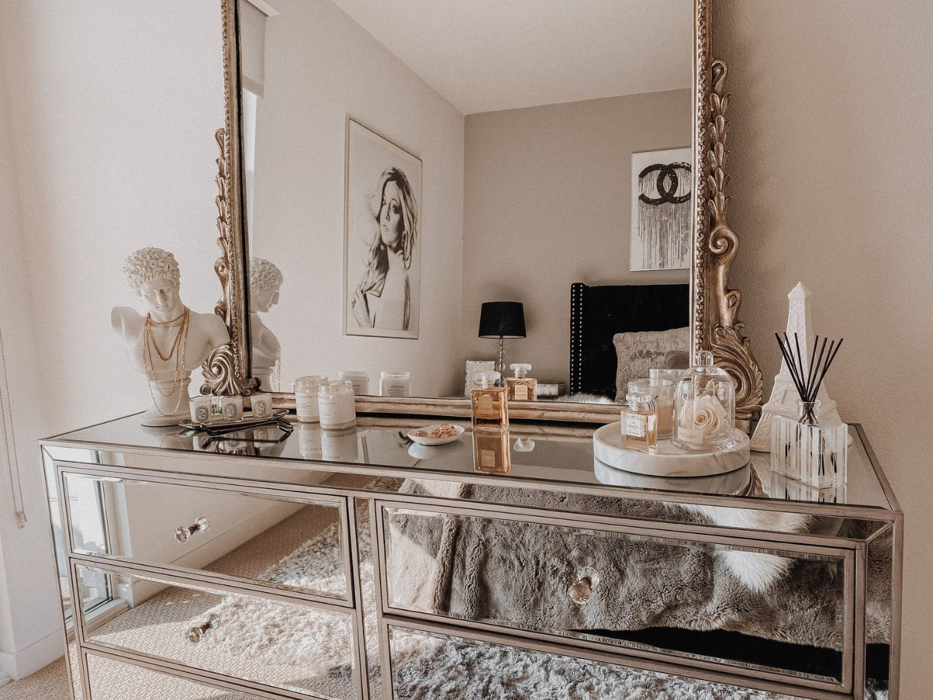 How To Decorate A Dresser With A Mirror