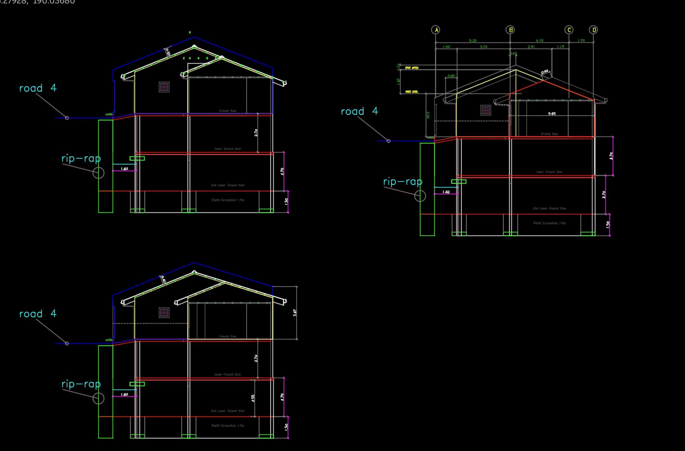 Simple Village House Plans with Auto CAD Drawings - First Floor Plan - House  Plans and Designs