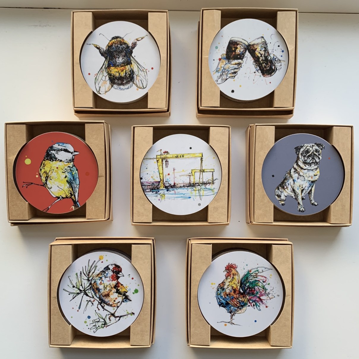 How To Display Coasters On A Wall