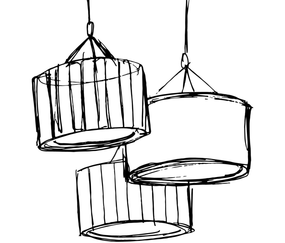 How To Draw A Chandelier Easily