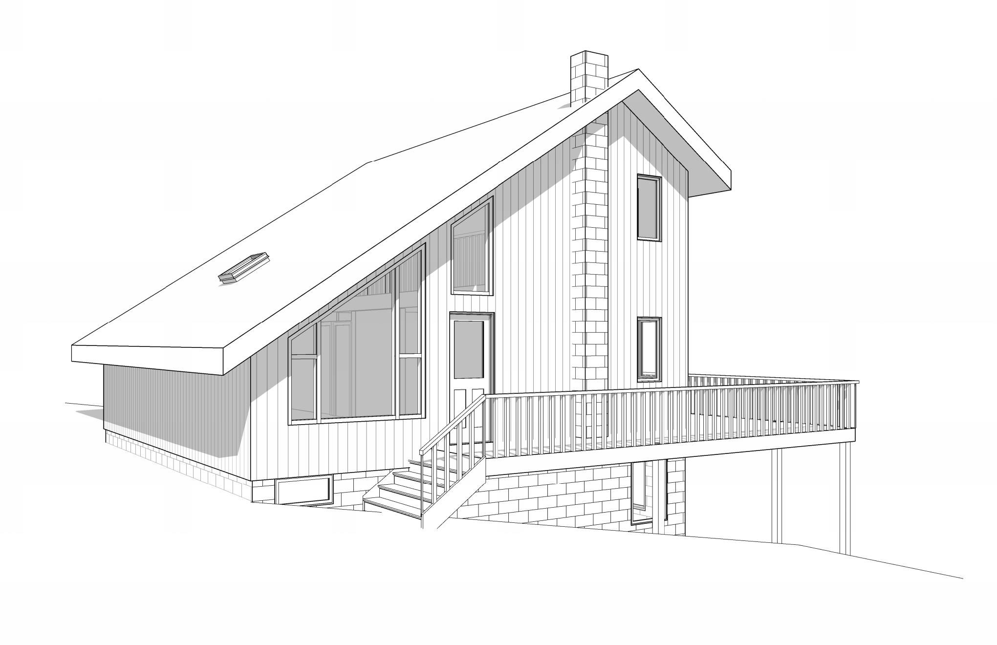 Рисунок дома боком. Ревит Шале. Дом рисунок лайн. Revit каркасный дом шаблон. Эскиз современных домов недоконченный.