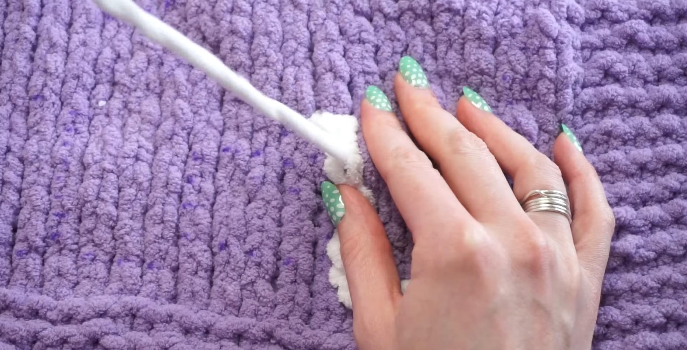 How To Embroider A Blanket By Hand