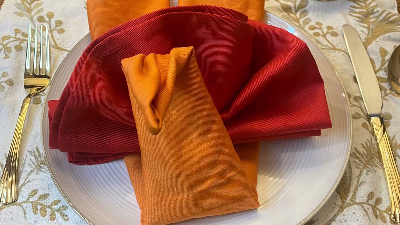 How To Fold A Napkin For Thanksgiving