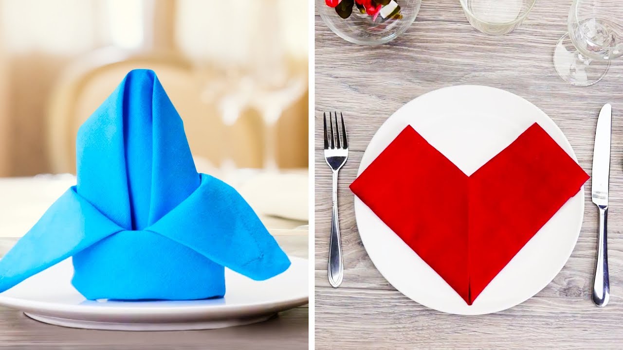 How To Fold Napkins For A Dinner Party