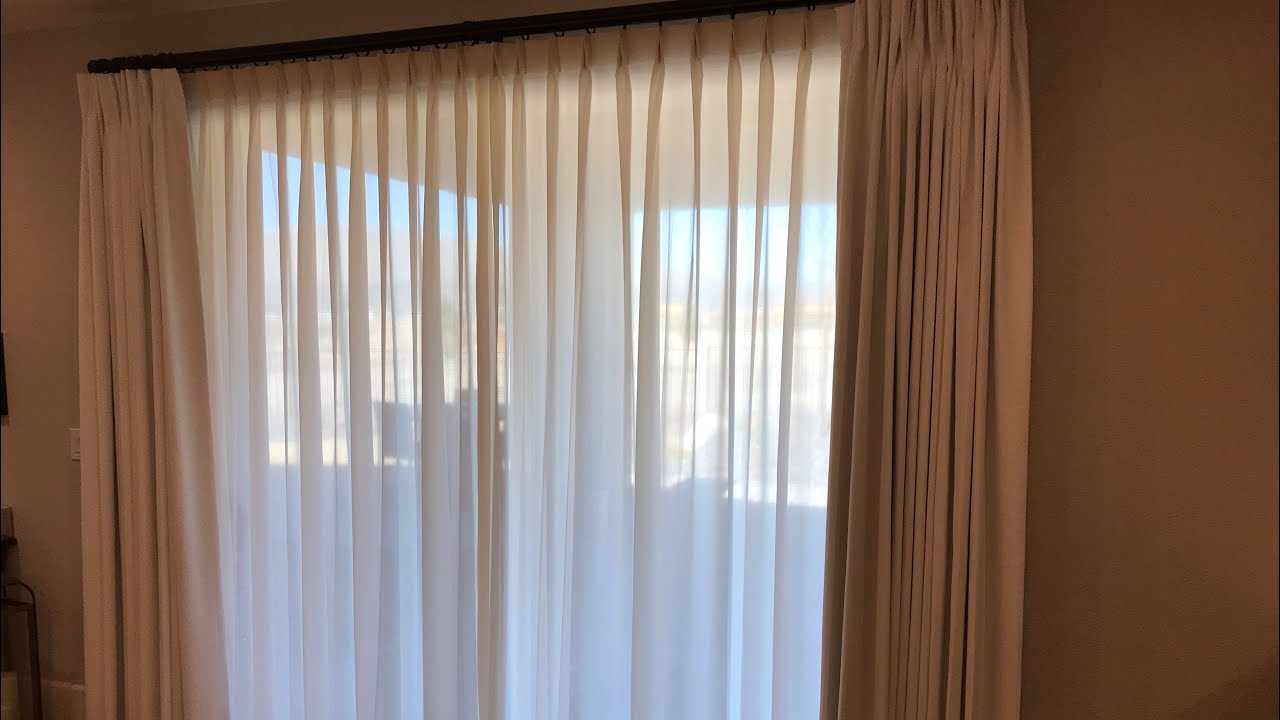 How To Hang A Sheer Curtain With Drapes