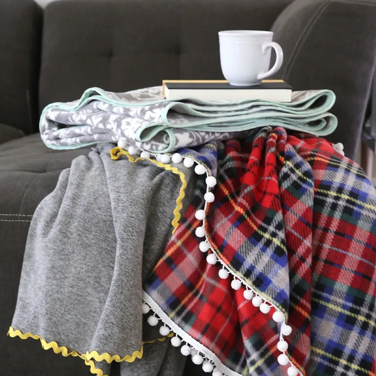 How To Hem A Fleece Blanket