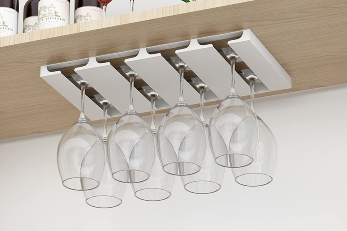 How To Install An Under-Cabinet Stemware Rack