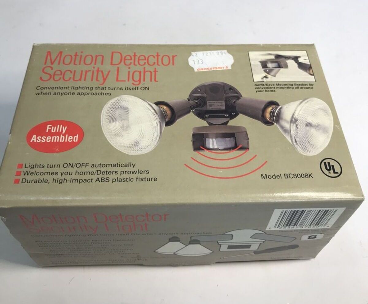 How To Install Intelectron Motion Detector Model Number BC8008RB
