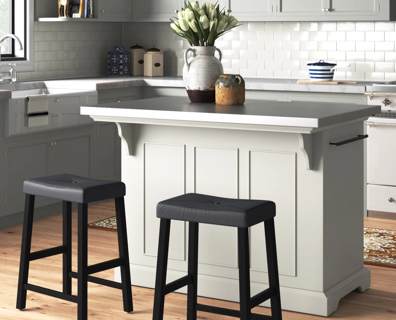 How To Install The Table-Style Apron For The Kitchen Island