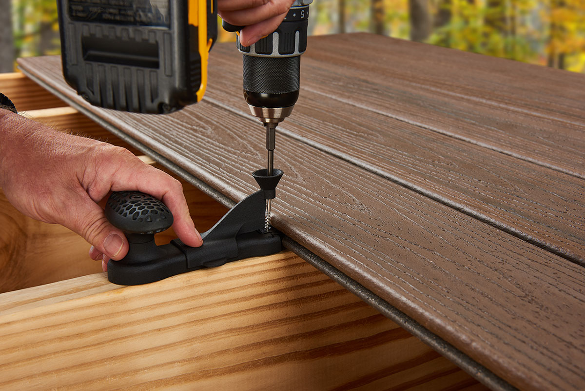 How To Install Trex Decking With Screws