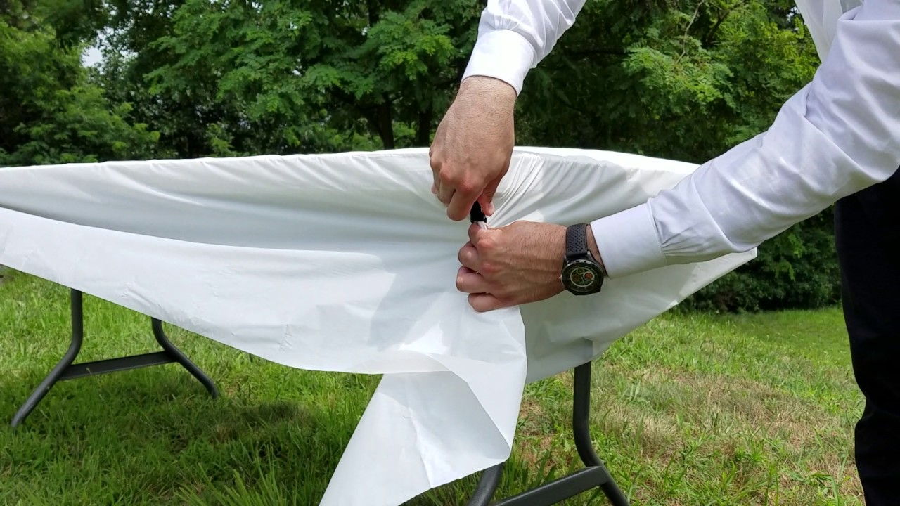 How To Keep A Tablecloth In Place