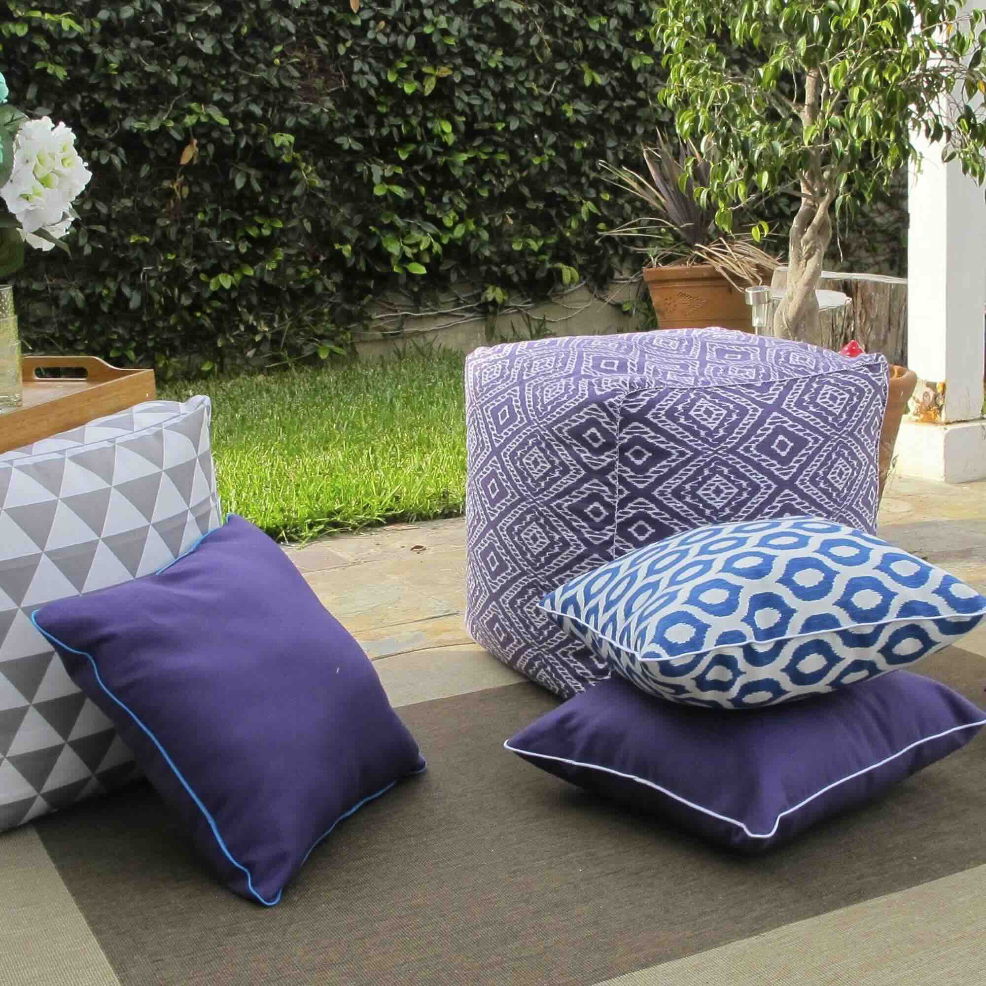 How To Keep Pillows Securely In Place On Outdoor Furniture