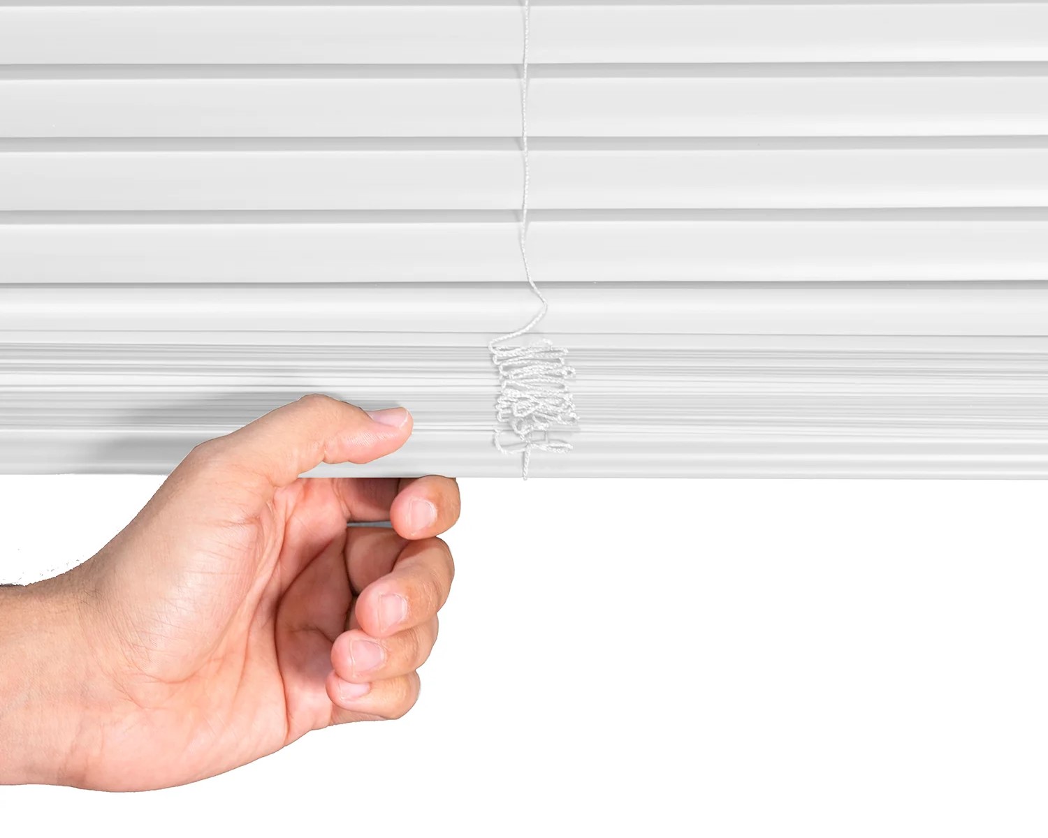 How To Lower Blinds Without A String