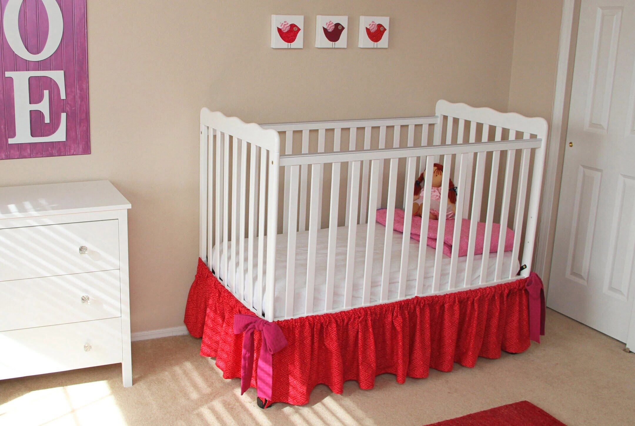 How To Make A Baby Crib Bed Skirt